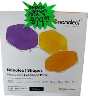 Nanoleaf Shapes Hexagons Expansion Pack (3-Pack, NL42-0001HX-3PK)